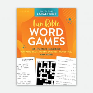 Fun Bible Word Games Large Print